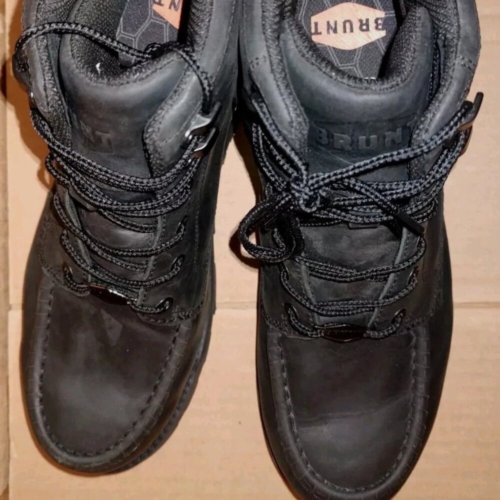 BRUNT The Marin Waterproof (Soft Toe) 6" Moc Toe Work Boot Men’s Size 11.5